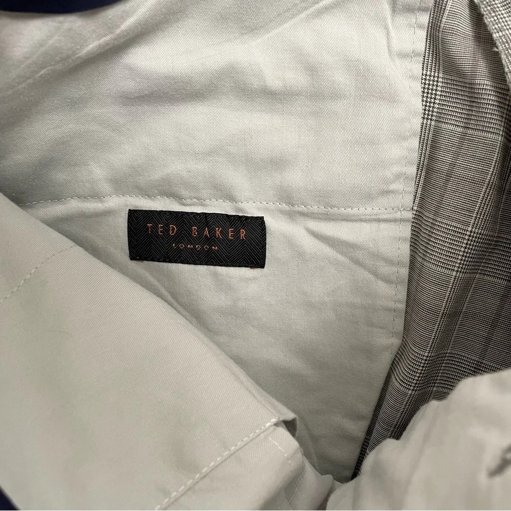 TED BAKER “Roger CT” slim wool dress pants